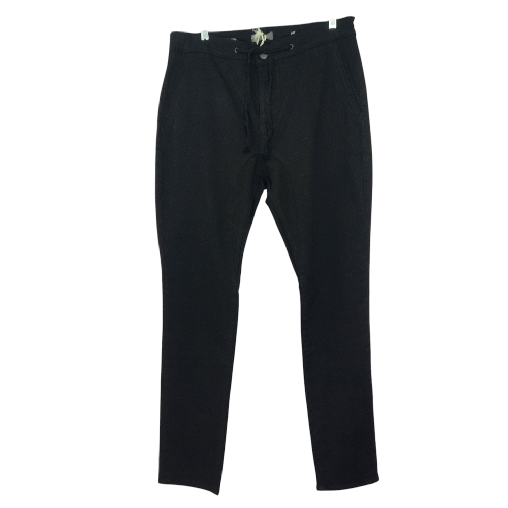 NWT DL1961 Jay Track Chino Black Drawstring Pants size 32